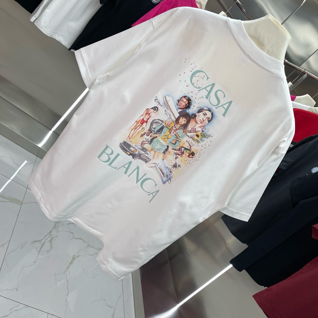 LuxluxHouse Best Quality Clothes Casablanca T-shirt