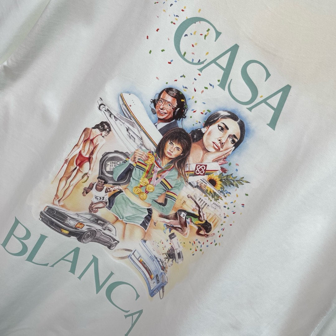 LuxluxHouse Best Quality Clothes Casablanca T-shirt