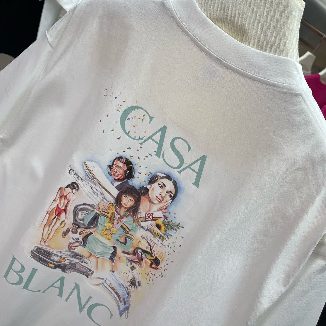 LuxluxHouse Best Quality Clothes Casablanca T-shirt