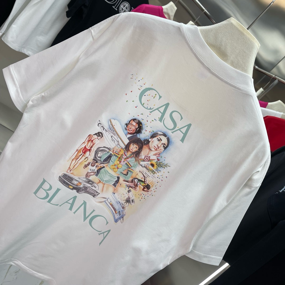 LuxluxHouse Best Quality Clothes Casablanca T-shirt