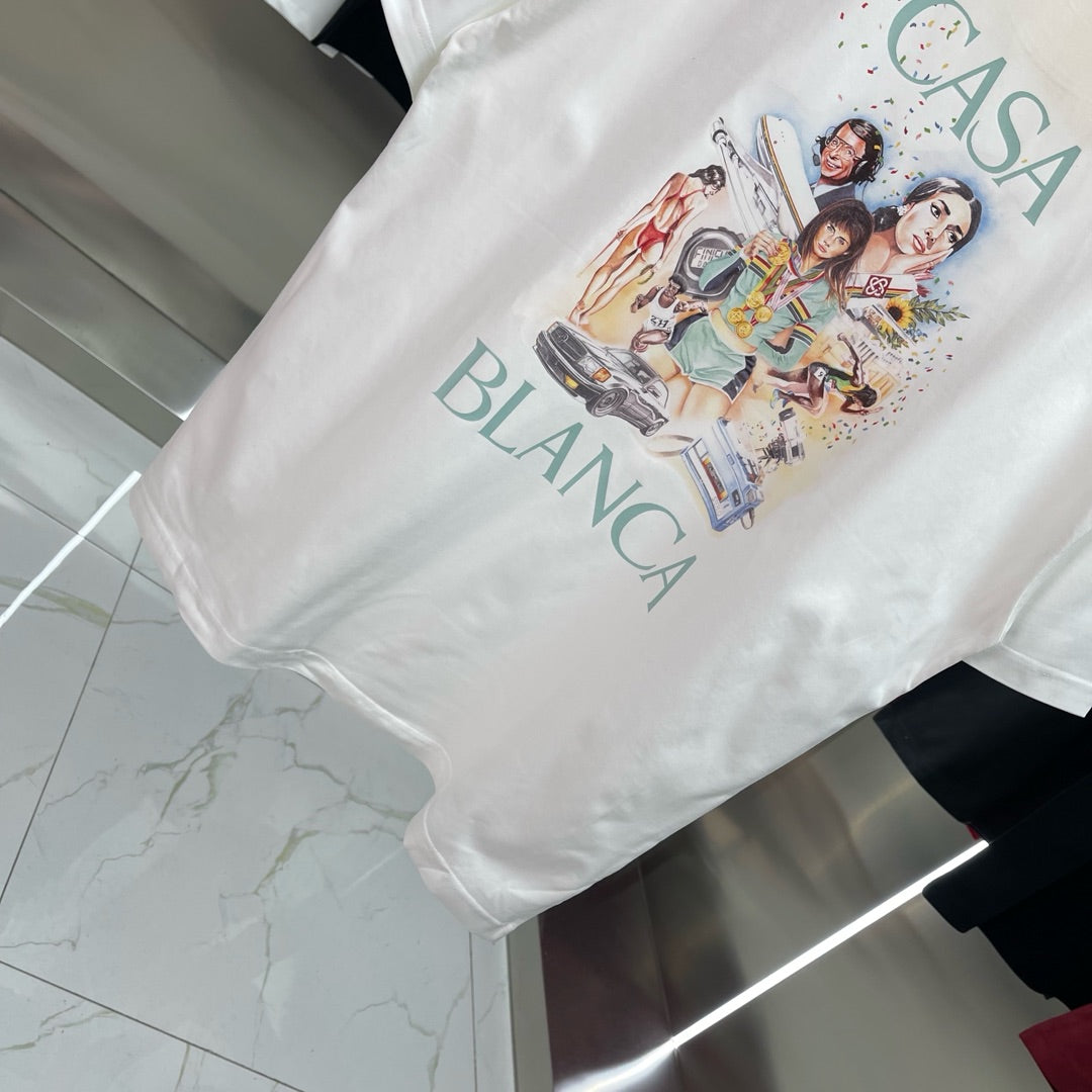 LuxluxHouse Best Quality Clothes Casablanca T-shirt