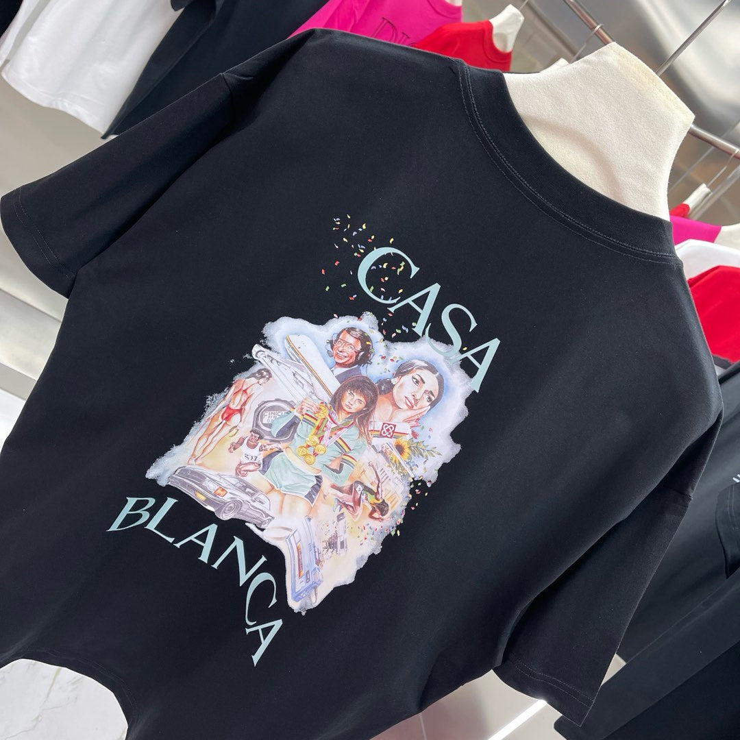 LuxluxHouse Best Quality Clothes Casablanca T-shirt