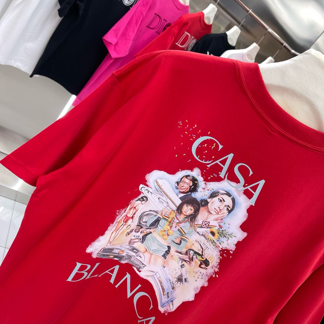 LuxluxHouse Best Quality Clothes Casablanca T-shirt