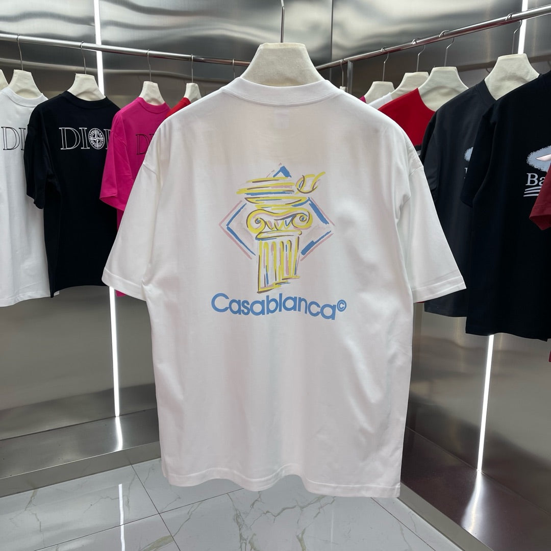 LuxluxHouse Best Quality Clothes Casablanca T-shirt