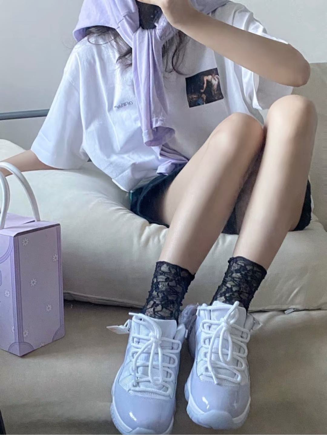 LuxluxHouse Best Quality Clothes Off White T-shirt