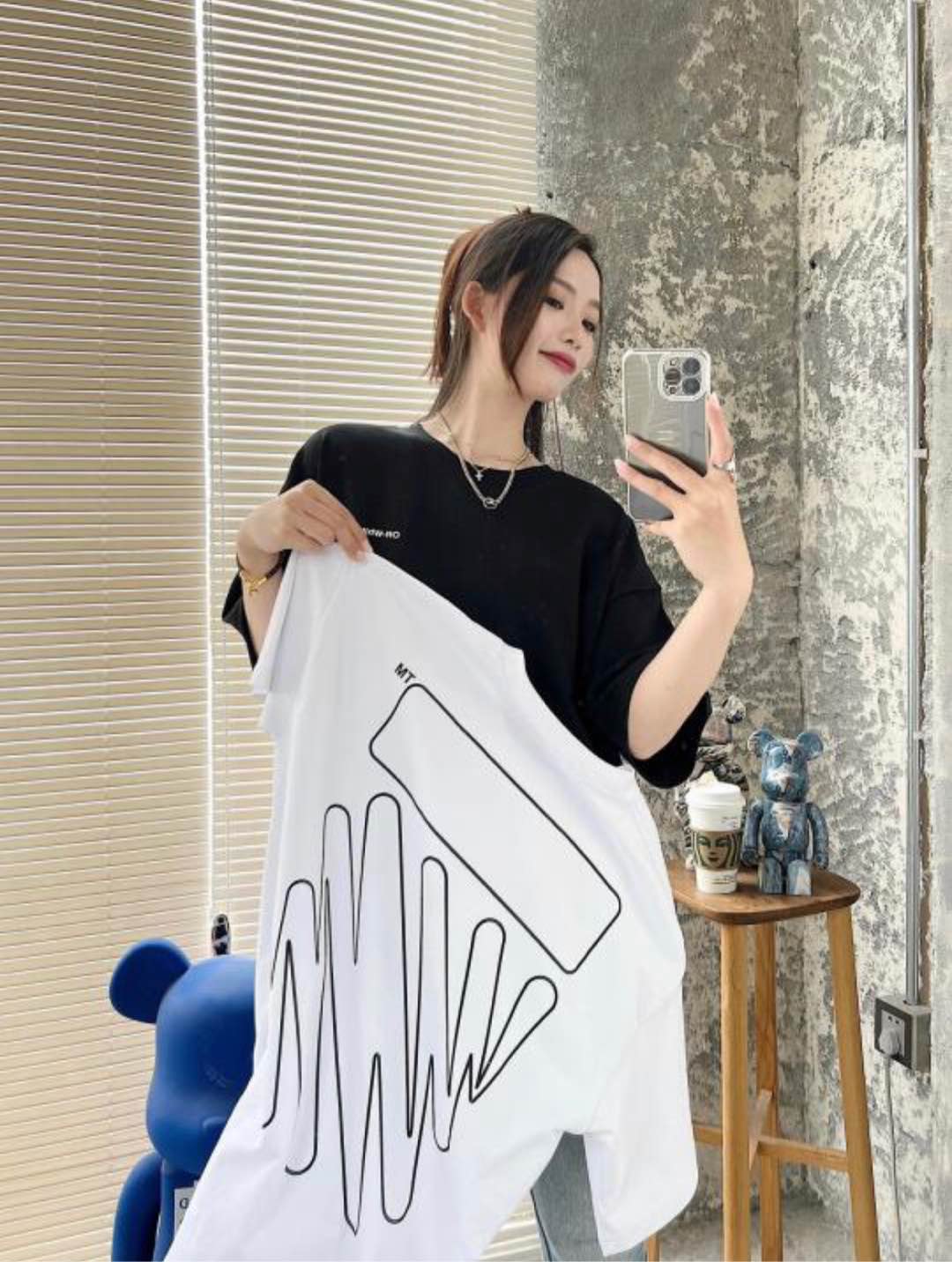 LuxluxHouse Best Quality Clothes Off White T-shirt