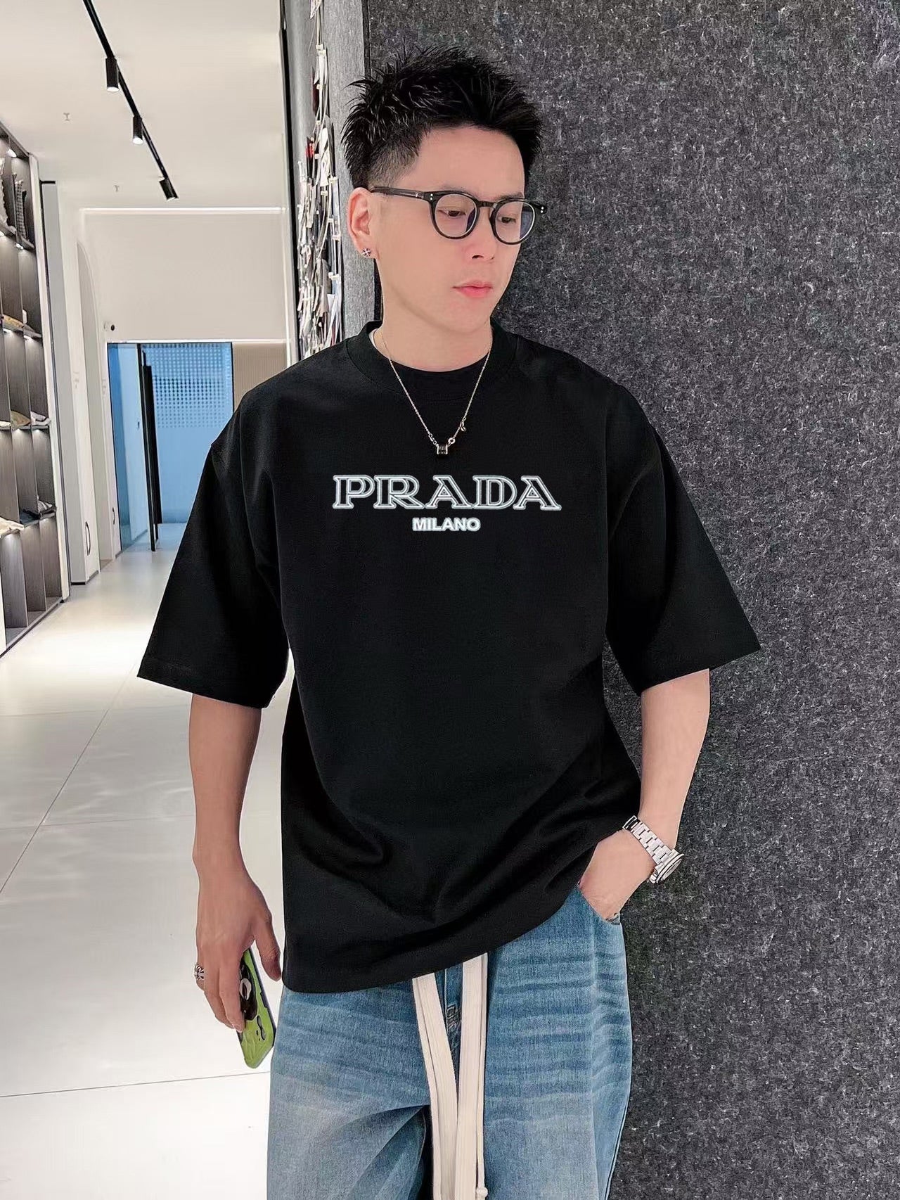 LuxluxHouse Best Quality Clothes T-shirt Prada