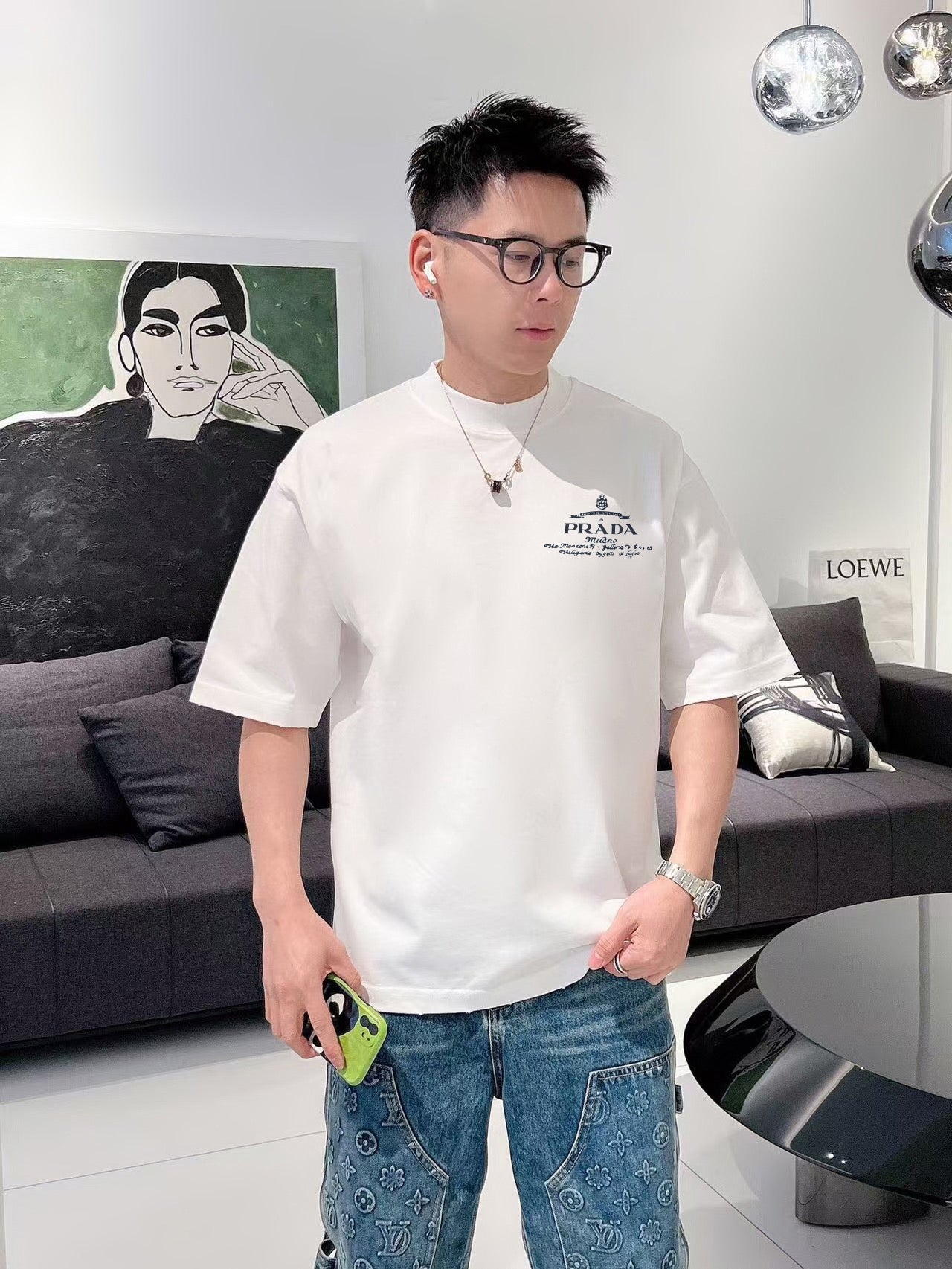 LuxluxHouse Best Quality Clothes T-shirt Prada