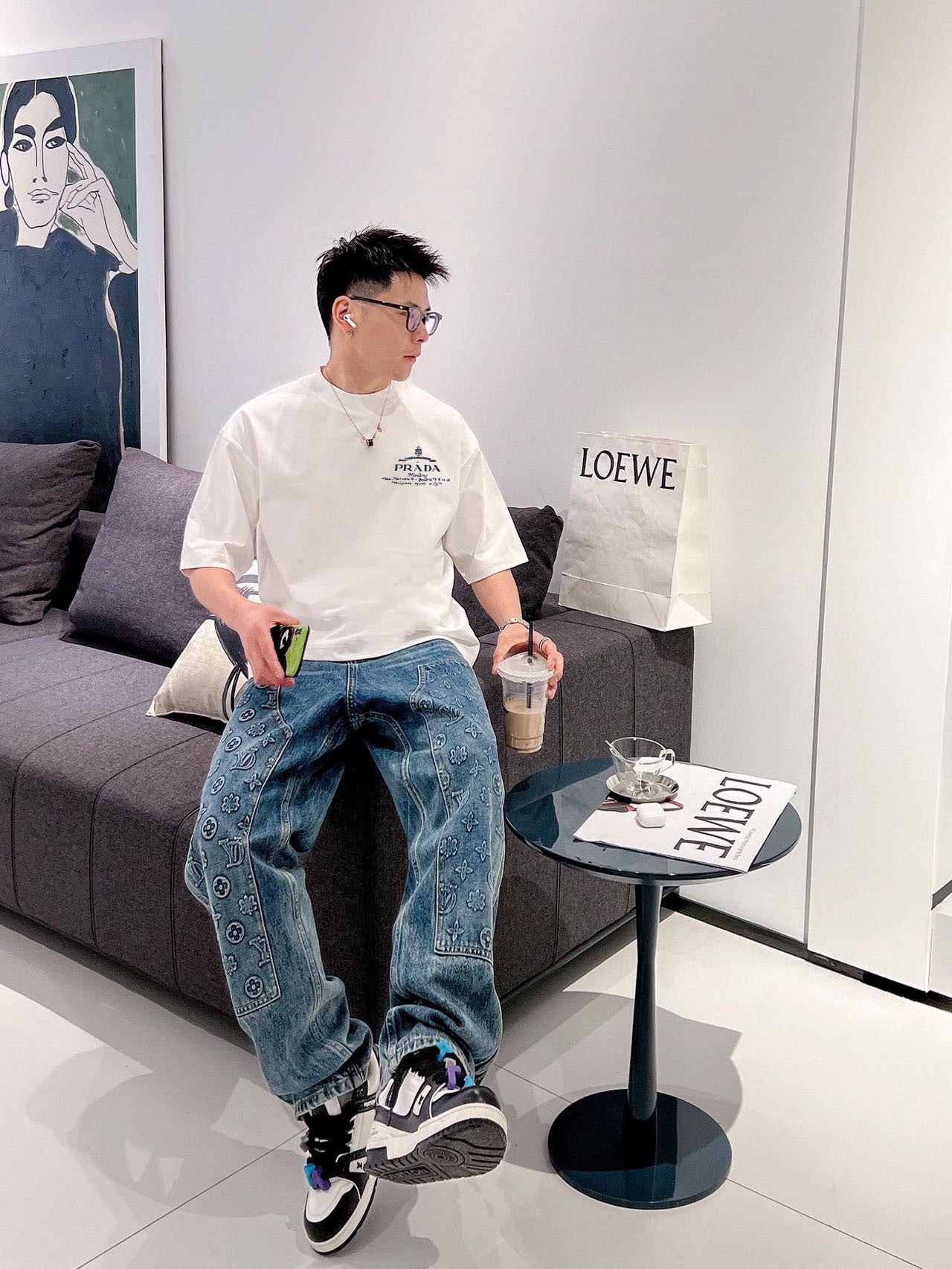 LuxluxHouse Best Quality Clothes T-shirt Prada