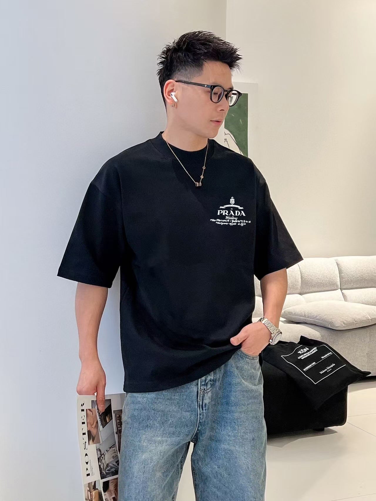 LuxluxHouse Best Quality Clothes T-shirt Prada