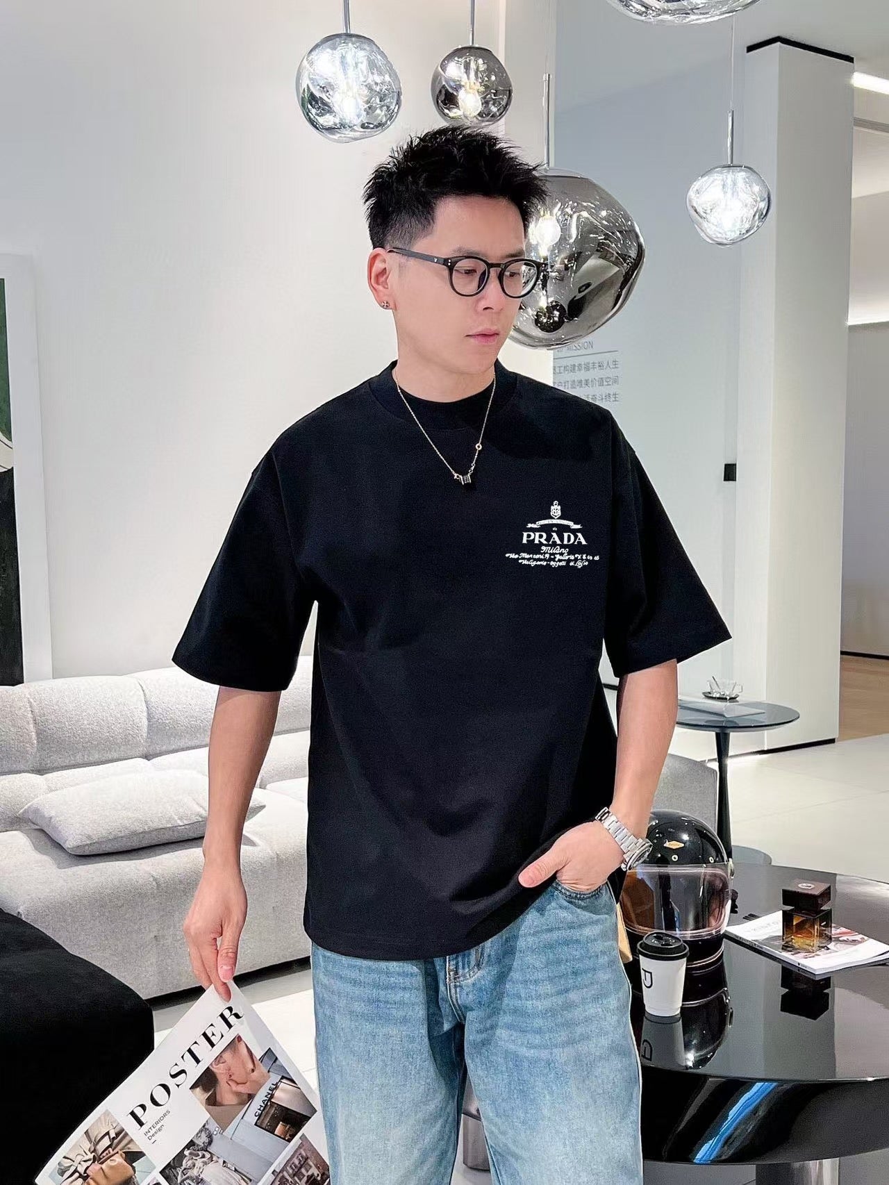 LuxluxHouse Best Quality Clothes T-shirt Prada