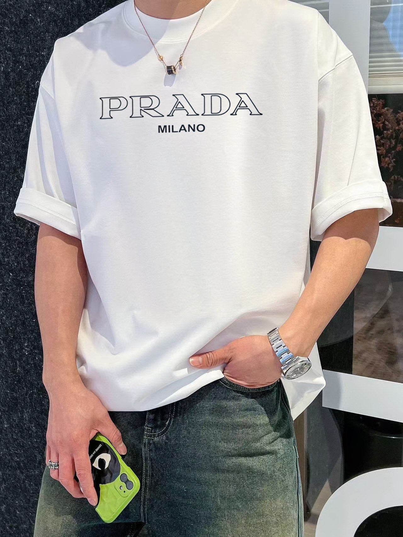 LuxluxHouse Best Quality Clothes T-shirt Prada