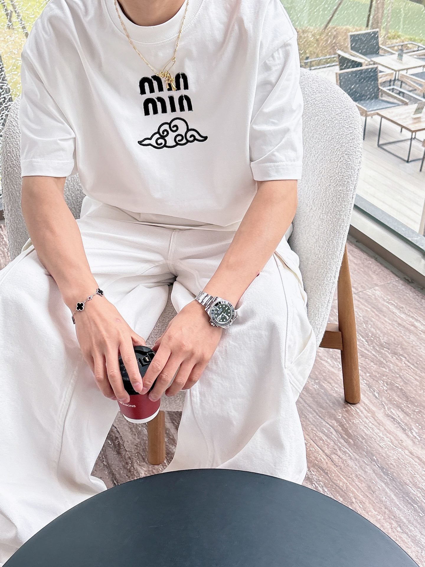 LuxluxHouse Best Quality Clothes Miu Miu T-shirt