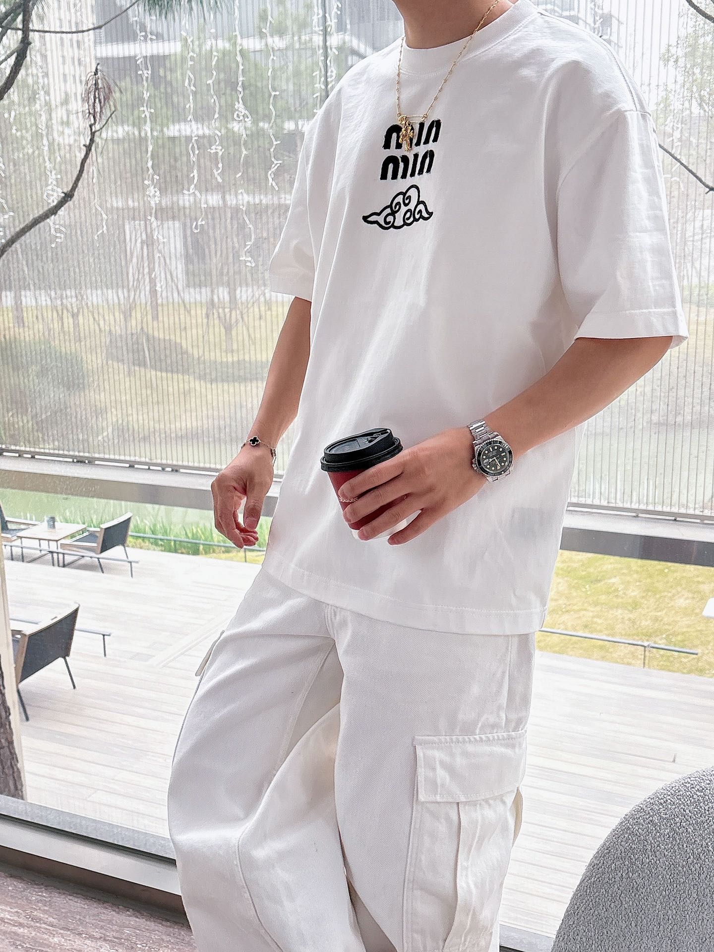 LuxluxHouse Best Quality Clothes Miu Miu T-shirt