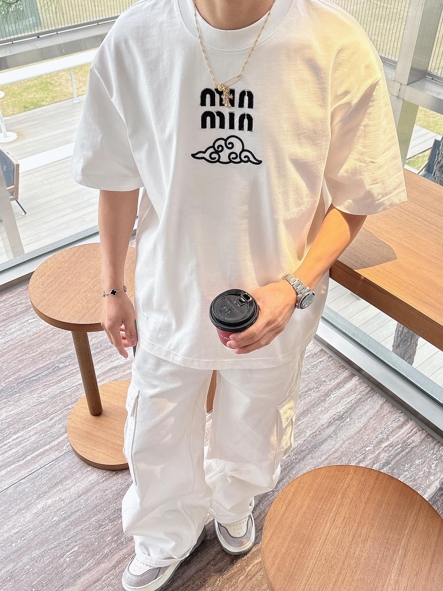 LuxluxHouse Best Quality Clothes Miu Miu T-shirt