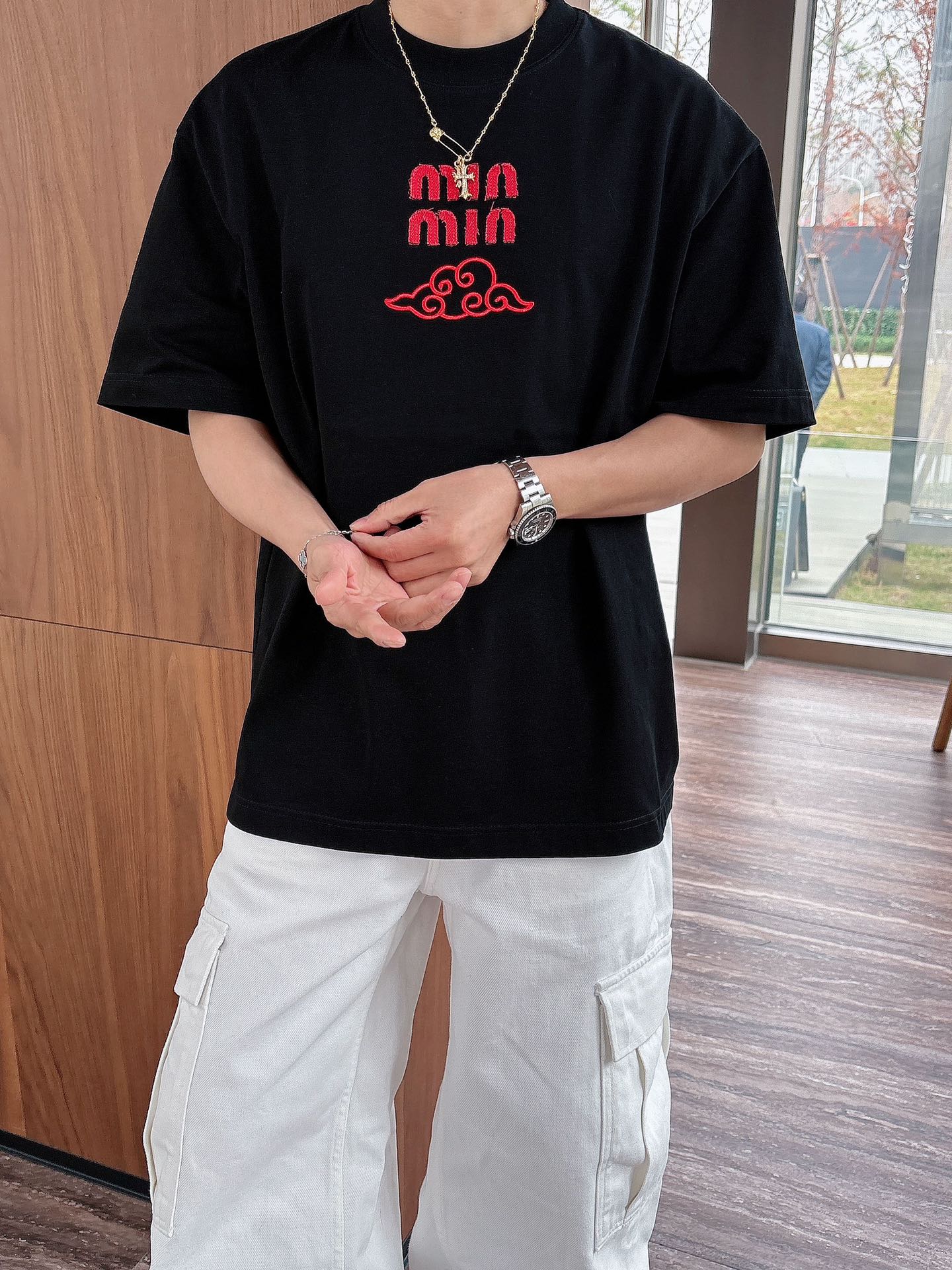 LuxluxHouse Best Quality Clothes Miu Miu T-shirt