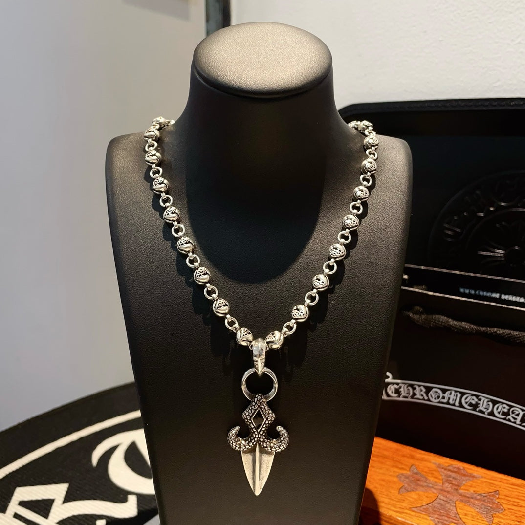 LuxluxHouse Best Quality Accessories Necklace Chrome Hearts