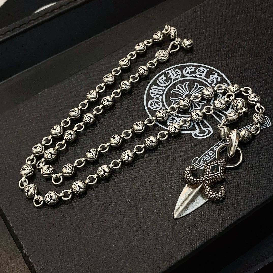 LuxluxHouse Best Quality Accessories Necklace Chrome Hearts