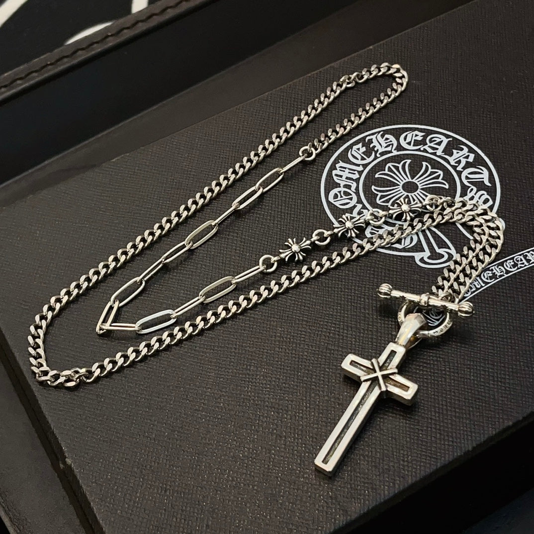 LuxluxHouse Best Quality Accessories Necklace Chrome Hearts