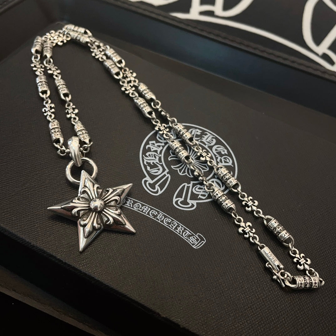 LuxluxHouse Best Quality Accessories Necklace Chrome Hearts
