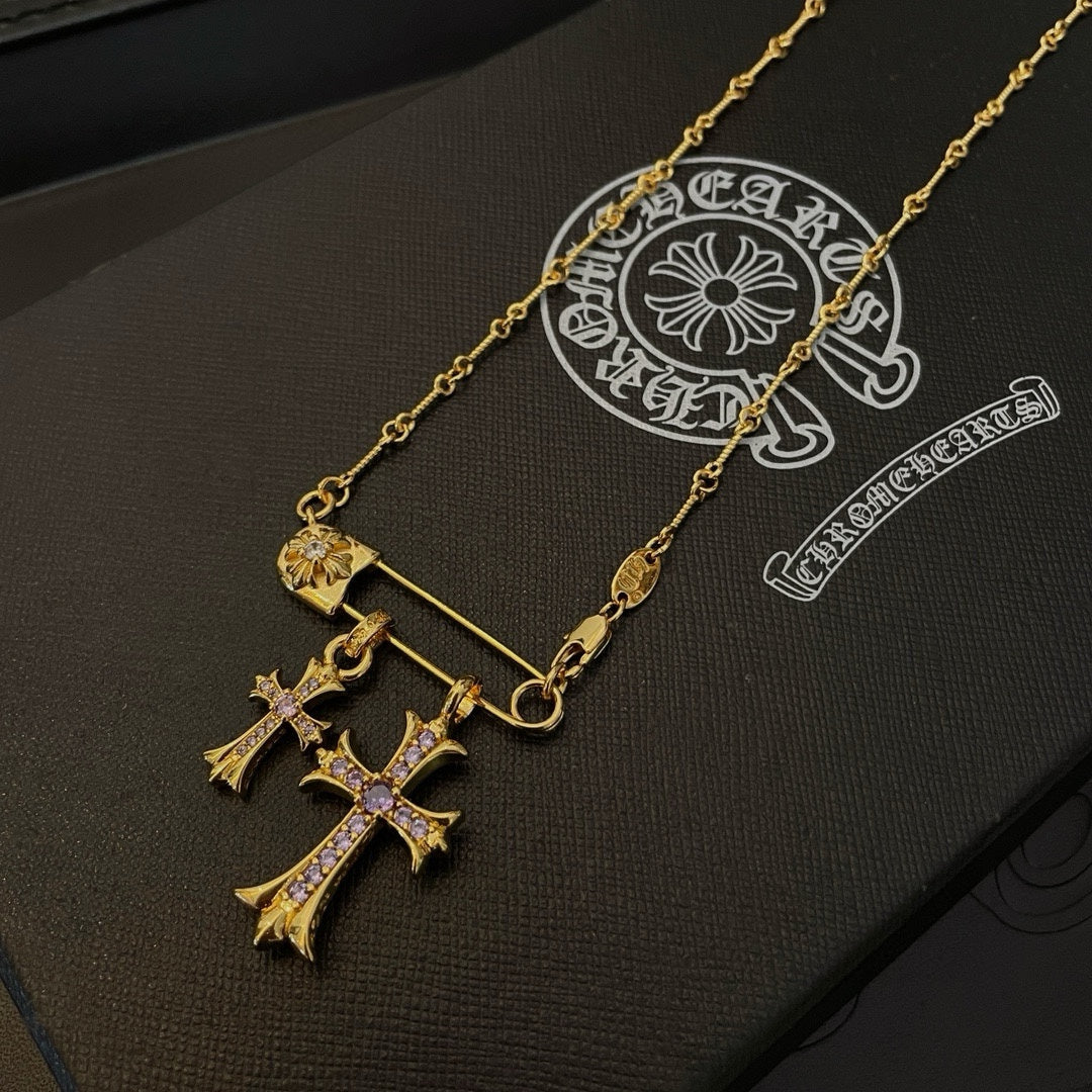 LuxluxHouse Best Quality Accessories Necklace Chrome Hearts