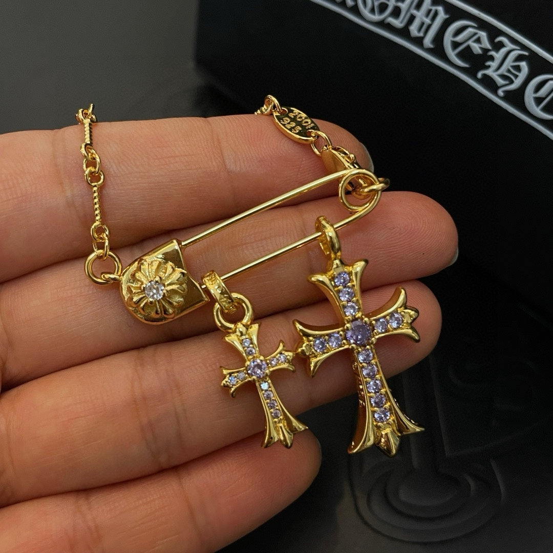 LuxluxHouse Best Quality Accessories Necklace Chrome Hearts
