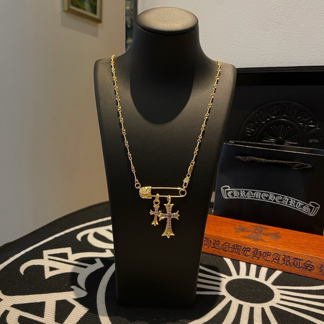 LuxluxHouse Best Quality Accessories Necklace Chrome Hearts