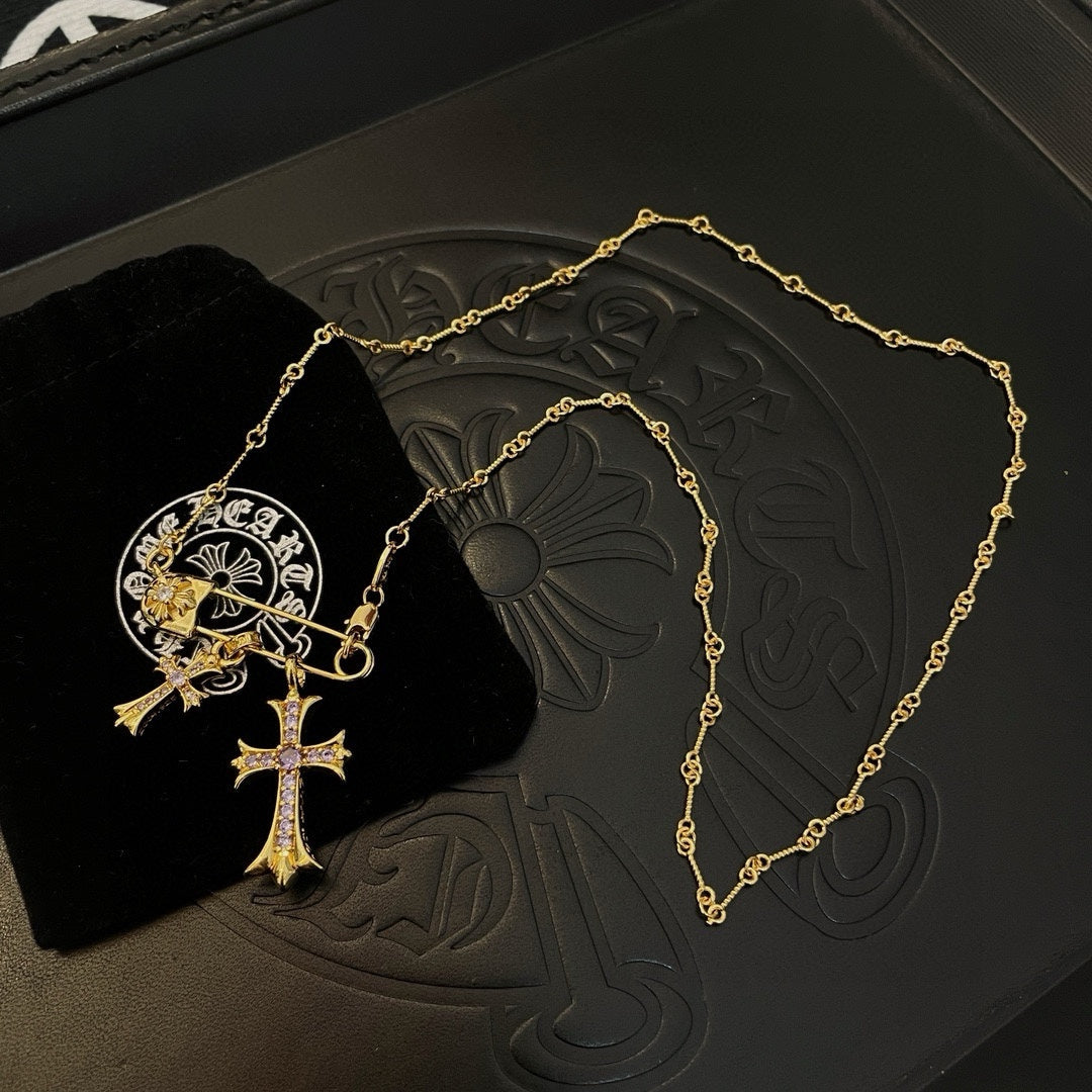 LuxluxHouse Best Quality Accessories Necklace Chrome Hearts
