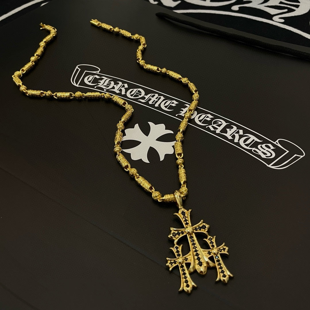 LuxluxHouse Best Quality Accessories Necklace Chrome Hearts