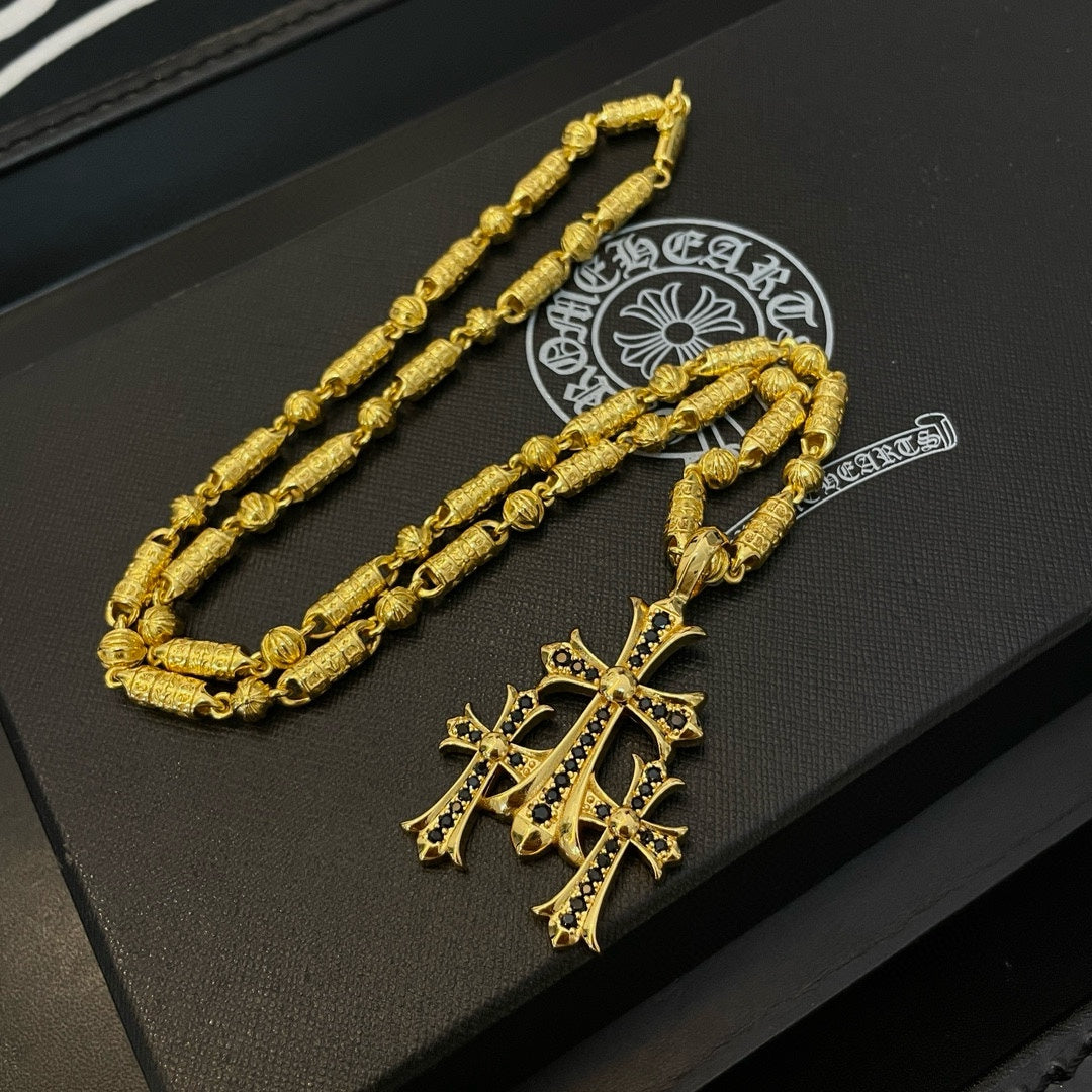 LuxluxHouse Best Quality Accessories Necklace Chrome Hearts