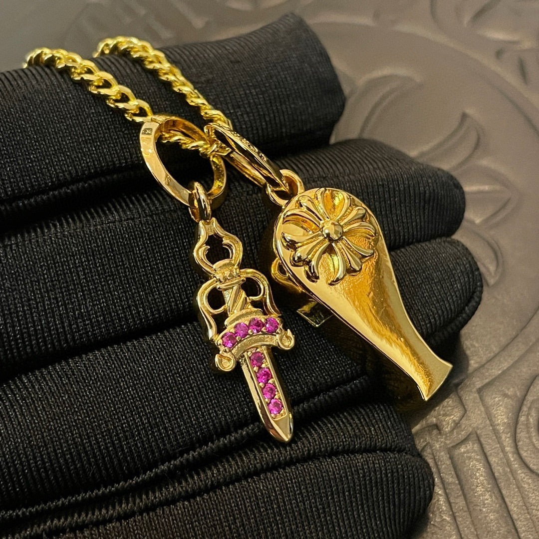 LuxluxHouse Best Quality Accessories Necklace Chrome Hearts
