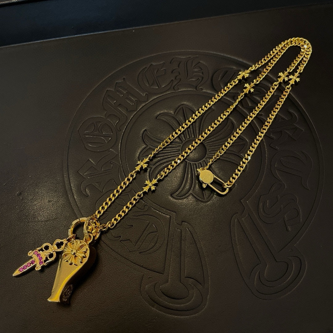 LuxluxHouse Best Quality Accessories Necklace Chrome Hearts