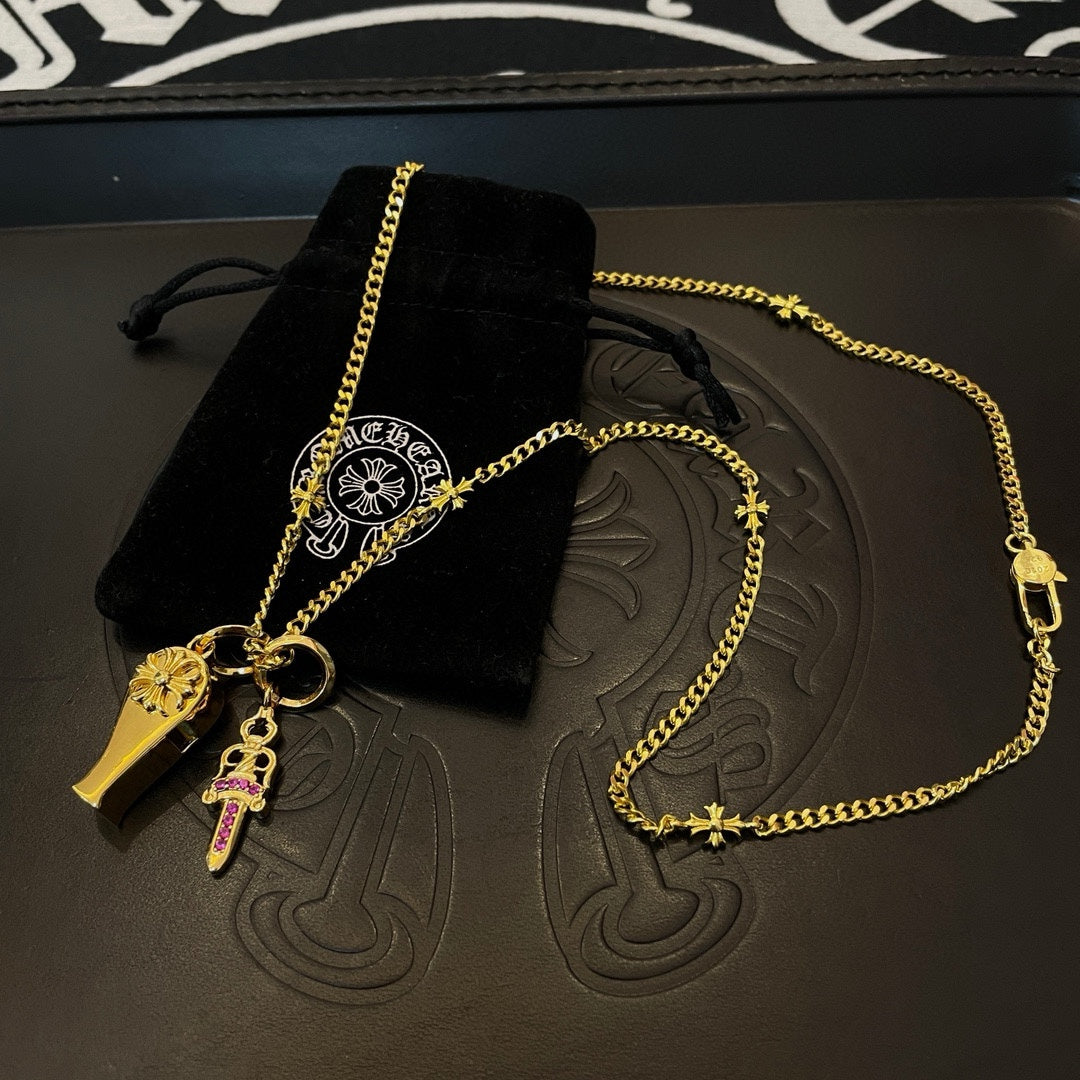 LuxluxHouse Best Quality Accessories Necklace Chrome Hearts