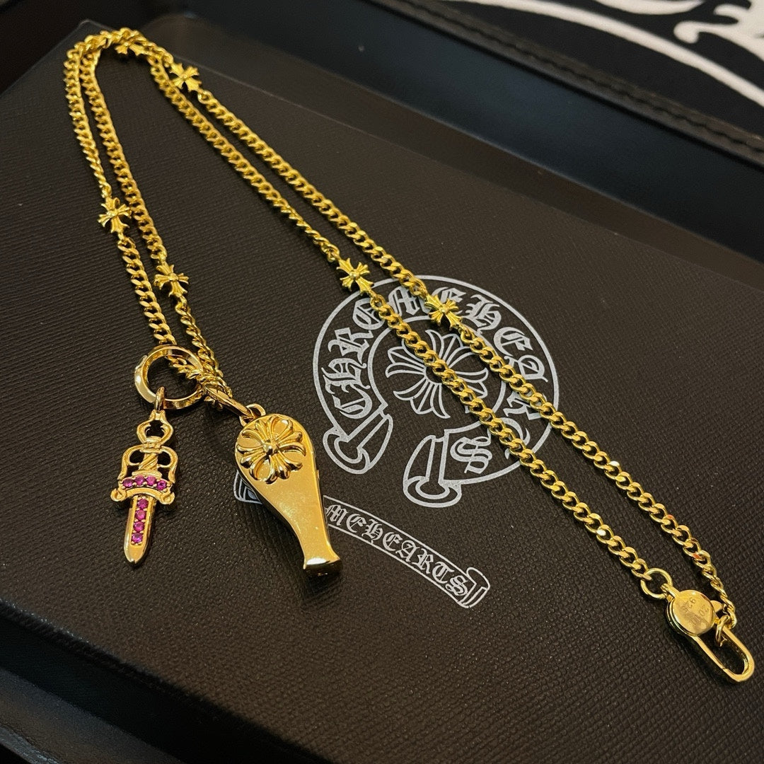 LuxluxHouse Best Quality Accessories Necklace Chrome Hearts