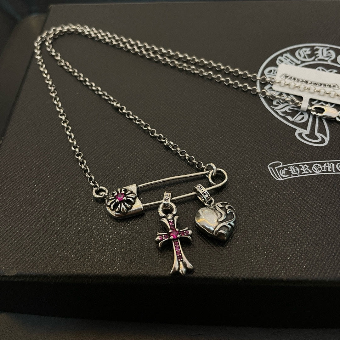 LuxluxHouse Best Quality Accessories Necklace Chrome Hearts