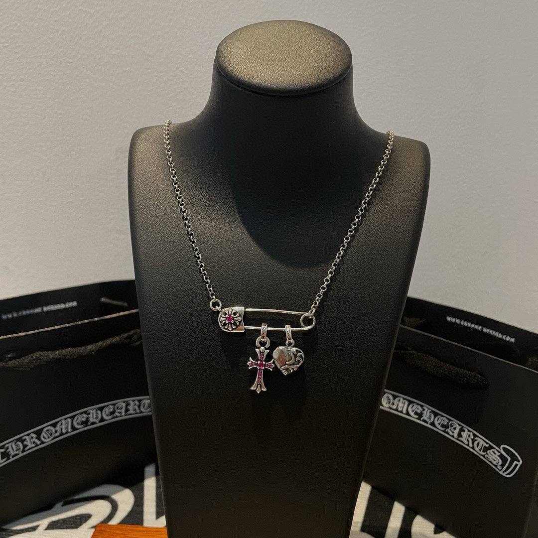 LuxluxHouse Best Quality Accessories Necklace Chrome Hearts