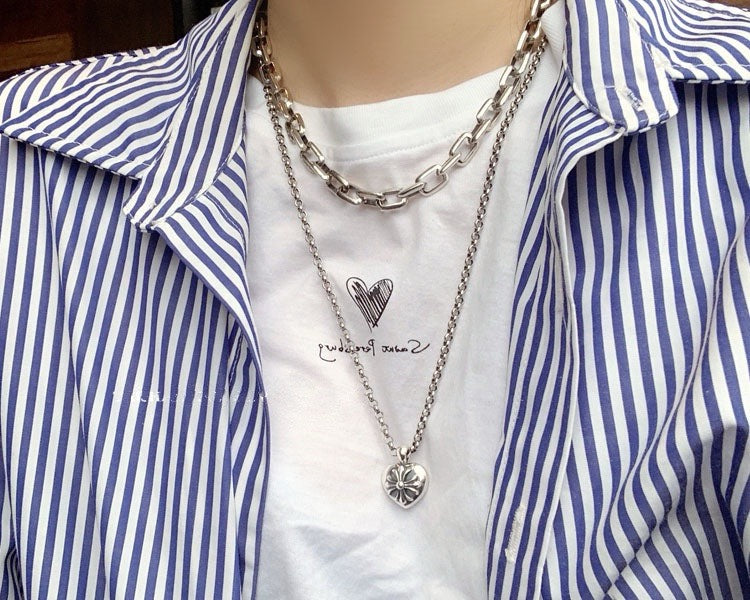 LuxluxHouse Best Quality Accessories Necklace Chrome Hearts