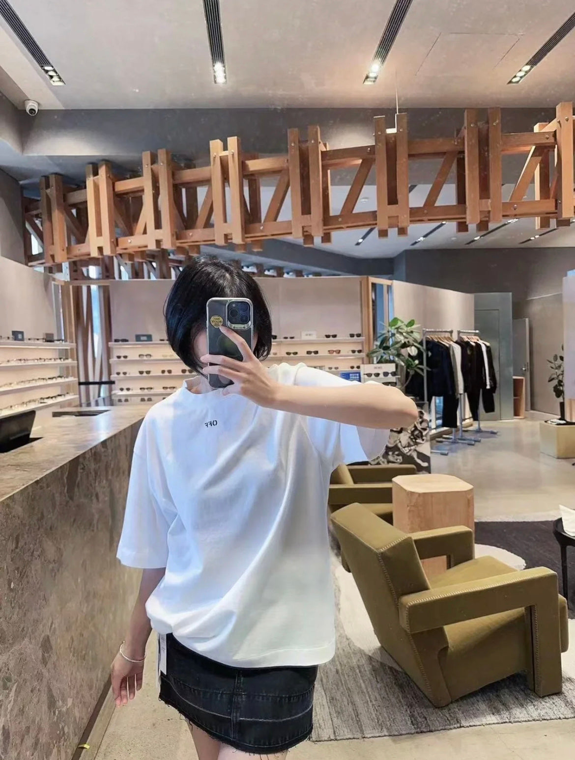 LuxluxHouse Best Quality Clothes Off White T-shirt