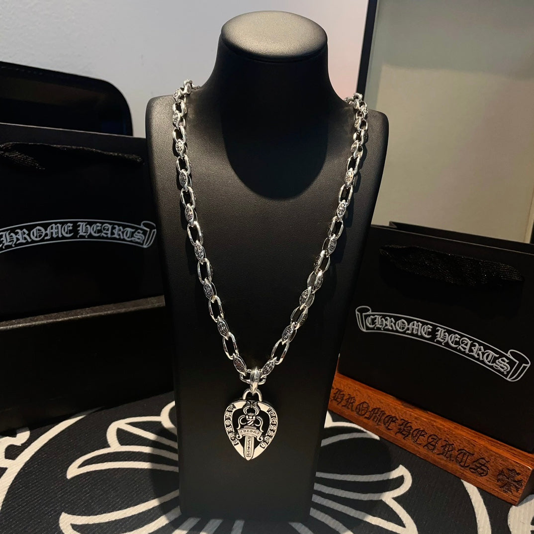 LuxluxHouse Best Quality Accessories Necklace Chrome Hearts