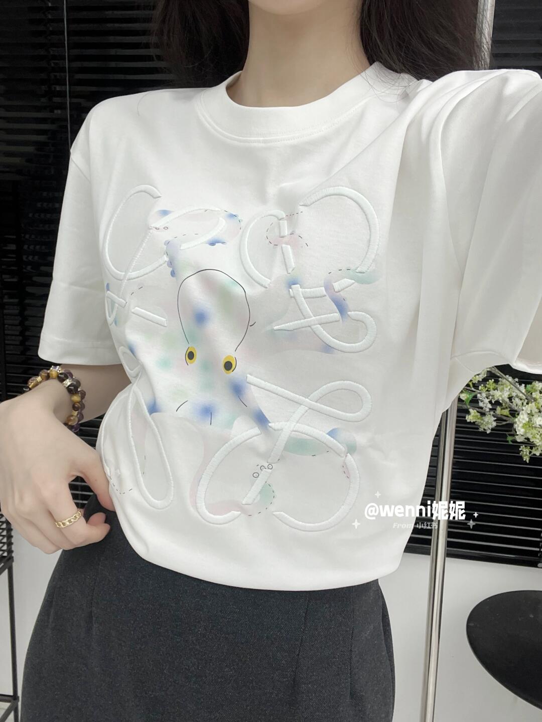 LuxluxHouse Best Quality Clothes T-shirt Loewe