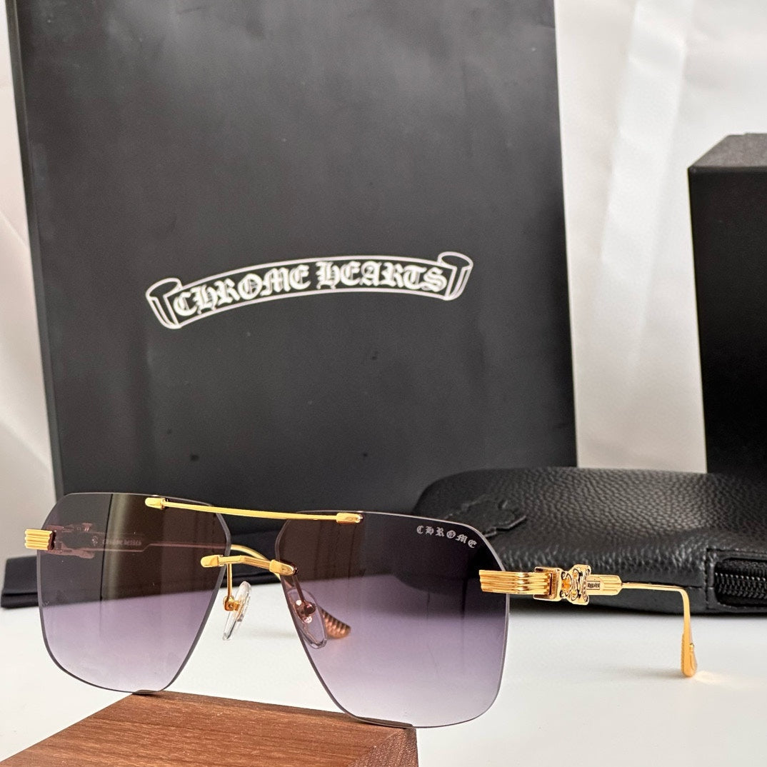 LuxluxHouse Best Quality Glasses Chrome Hearts