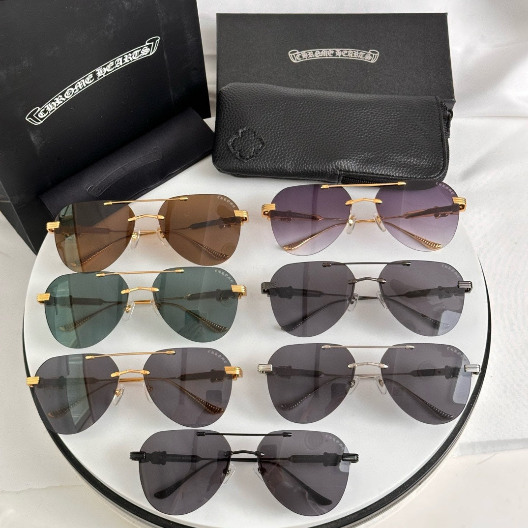 LuxluxHouse Best Quality Glasses Chrome Hearts