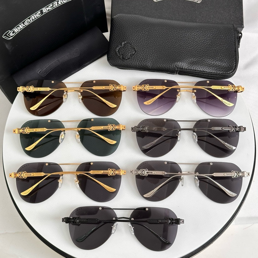 LuxluxHouse Best Quality Glasses Chrome Hearts