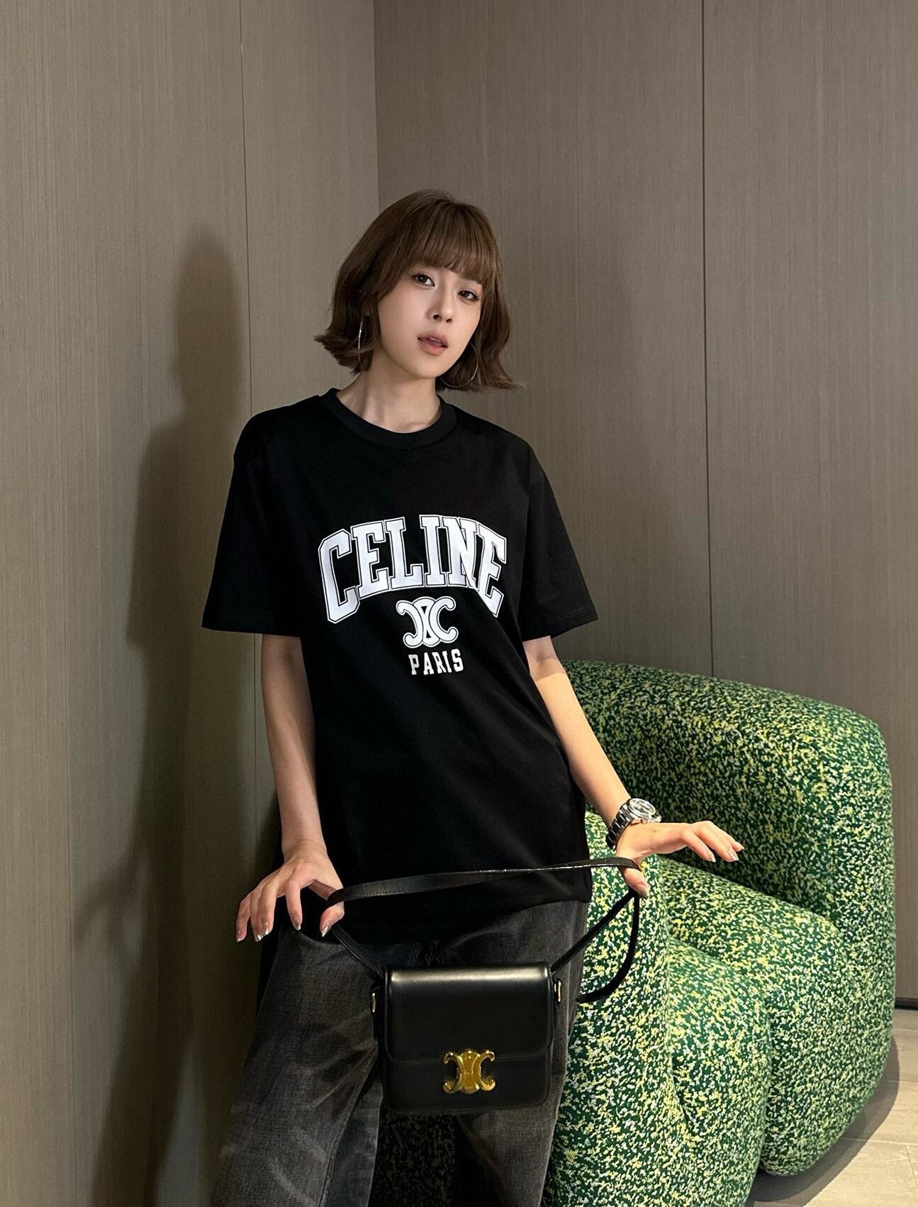 LuxluxHouse Best Quality Clothes T-shirt Celine
