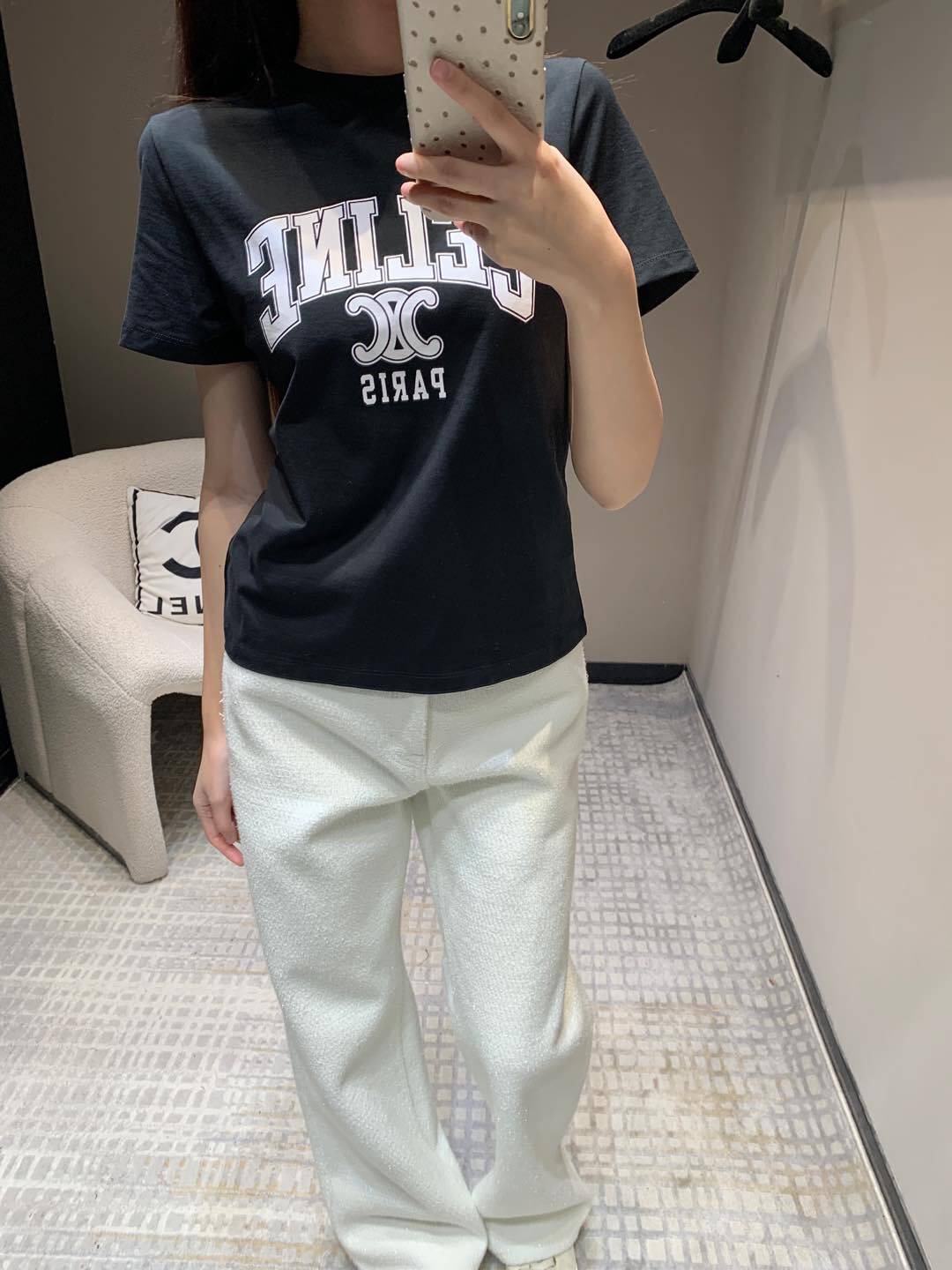 LuxluxHouse Best Quality Clothes T-shirt Celine