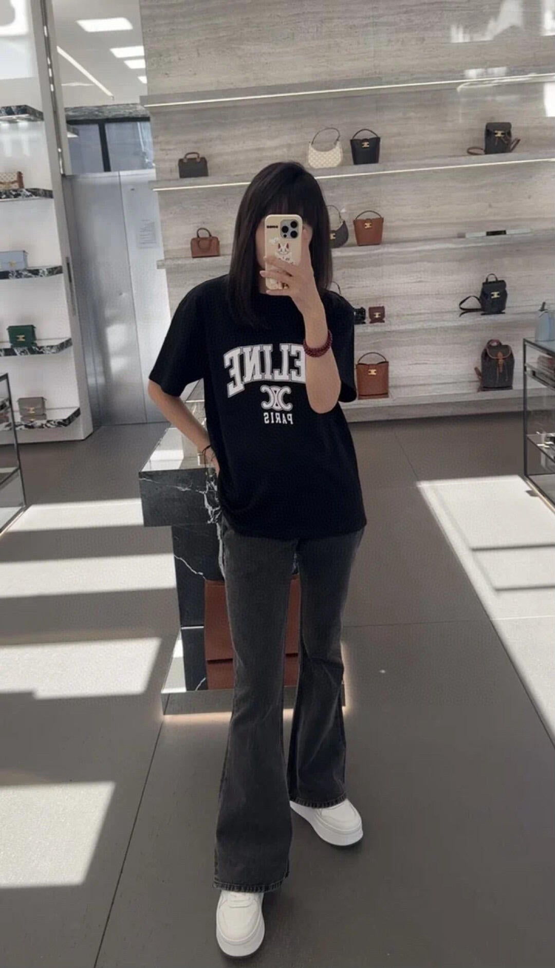 LuxluxHouse Best Quality Clothes T-shirt Celine