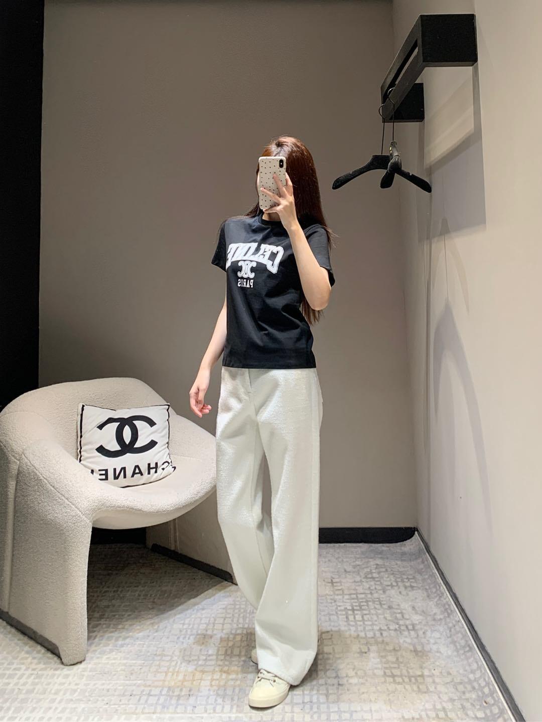 LuxluxHouse Best Quality Clothes T-shirt Celine