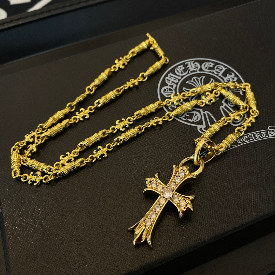 LuxluxHouse Best Quality Accessories Necklace Chrome Hearts