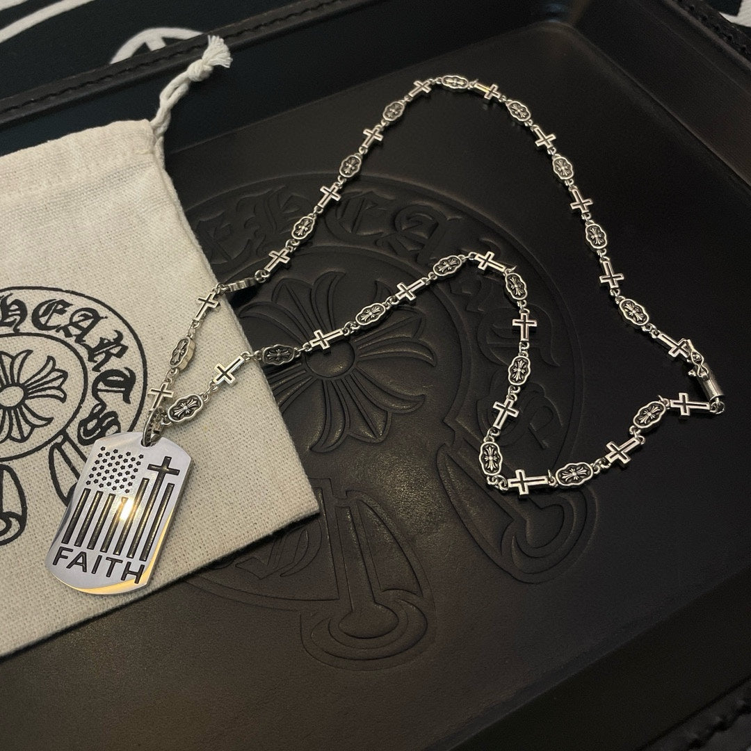 LuxluxHouse Best Quality Accessories Necklace Chrome Hearts