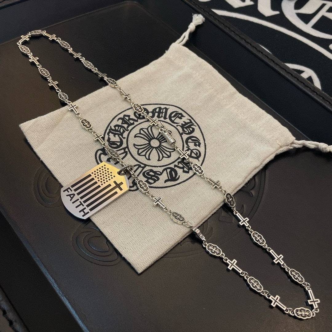 LuxluxHouse Best Quality Accessories Necklace Chrome Hearts